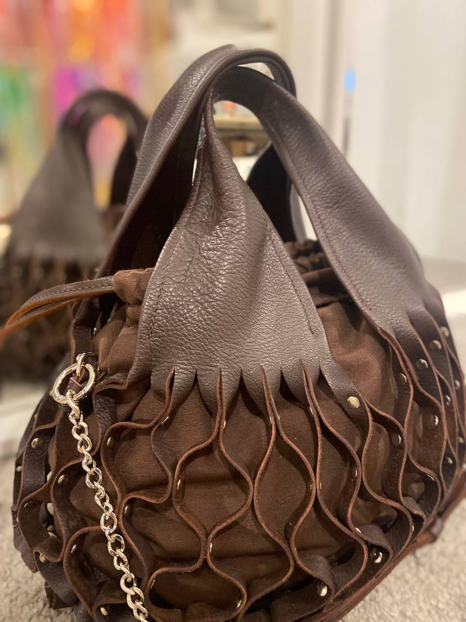 Bolso nido classic chocolate (2)