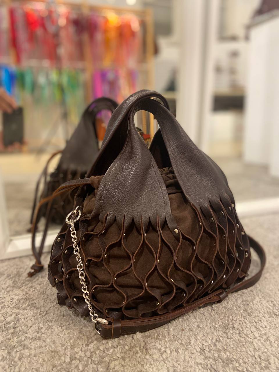 Bolso nido classic chocolate (3)