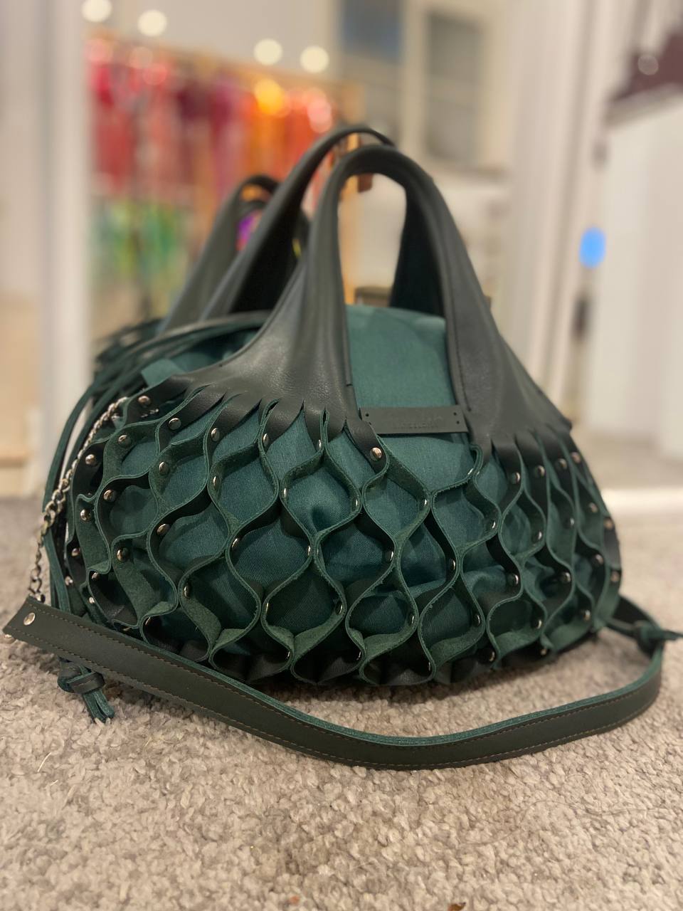 Bolso nido classic verde (3)